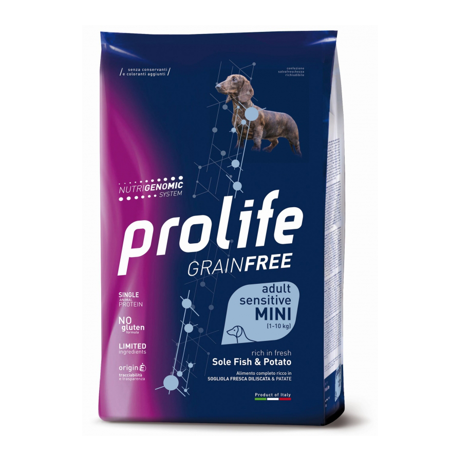 Grain Free Adult Sensitive Sole Fish & Potato - Mini