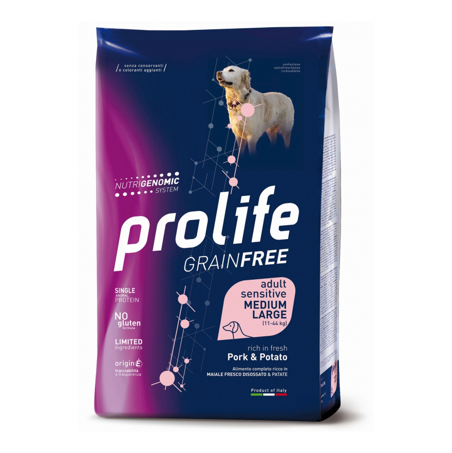 Grain Free Adult Sensitive Pork & Potato - Medium/Large
