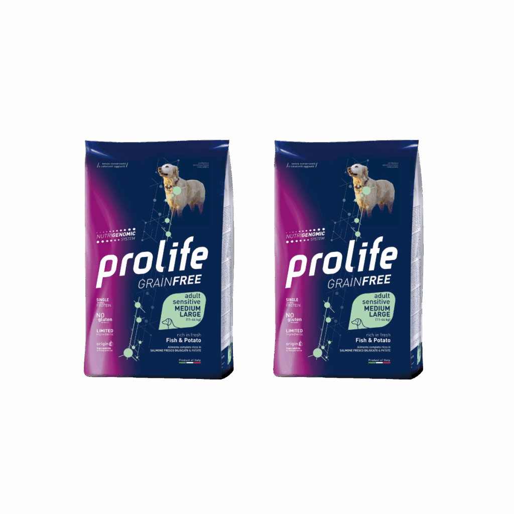 Grain Free Adult Sensitive Fish & Potato – MediumLarge 2X